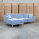 Mary Three Seat LHF Chaise Lounge - Delft