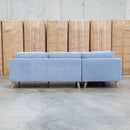 Mary Three Seat LHF Chaise Lounge - Delft