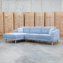 Mary Three Seat LHF Chaise Lounge - Delft