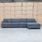 The Eden Modular Corner Lounge - Storm available to purchase from Warehouse Furniture Clearance at our next sale event.