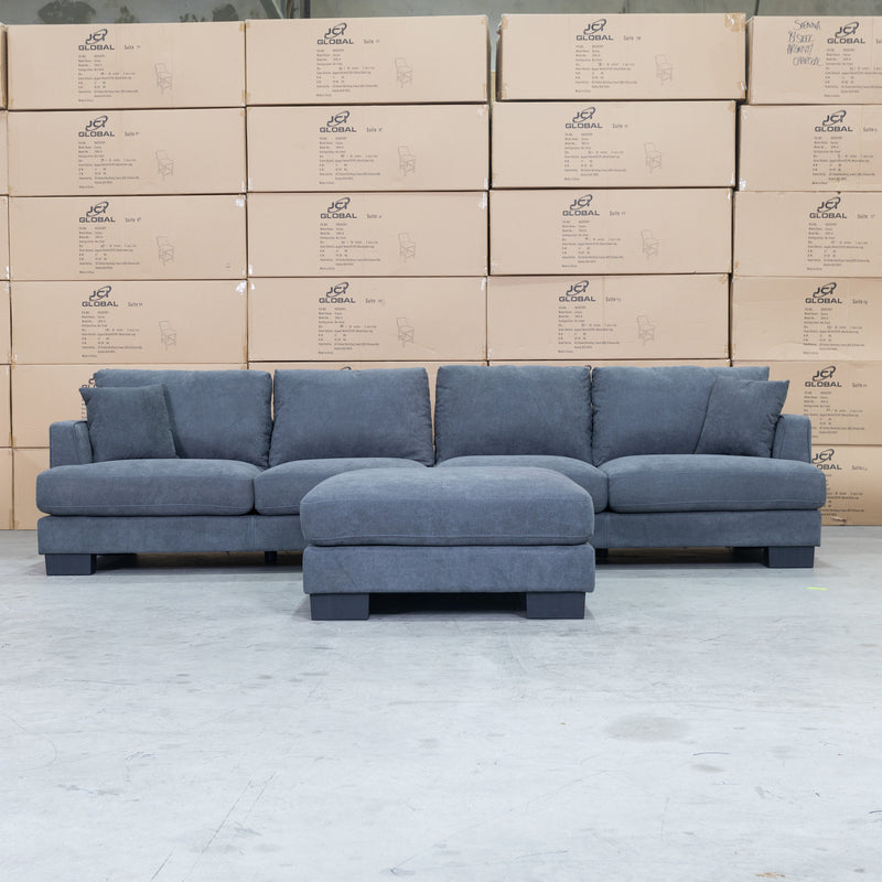 The Eden Modular Corner Lounge - Storm available to purchase from Warehouse Furniture Clearance at our next sale event.