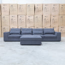 The Mayfield Deep Seat Modular Corner Lounge - Graphite available to purchase from Warehouse Furniture Clearance at our next sale event.