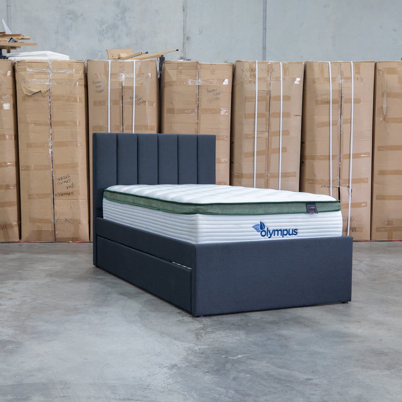 The Olympus Zoned Pocket Coil Mattress Green - King Single