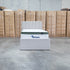 The Medford King Single Fabric Trundle Bed - Oat White (Reversible Trundle)