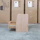 Melba Curved  Messmate Five Drawer Tallboy - Warehouse Furniture Clearance