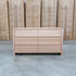 The Melba Curved Australian Messmate Six Drawer Dresser