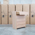 The Melba Curved Australian Messmate Five Drawer Tallboy