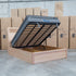 The Melba Messmate Queen Gaslift Bed with Reading Lights