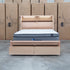 The Melba Messmate Queen Gaslift Bed with Reading Lights