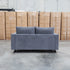 Melbourne Deep Seat Feather & Foam Two Seat Sofa - Obsidian