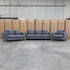 Melbourne Deep Seat Feather & Foam Two Seat Sofa - Obsidian
