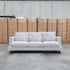 The Melbourne Deep Seat Feather & Foam Three Seat Sofa - Biscuit