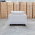 The Melbourne Deep Seat Feather & Foam Armchair - Biscuit