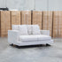 The Melbourne Deep Seat Feather & Foam Two Seat Sofa - Biscuit