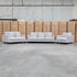 The Melbourne Deep Seat Feather & Foam Two Seat Sofa - Biscuit