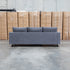 Melbourne Deep Seat Feather & Foam Three Seat Sofa - Obsidian
