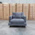 The Melbourne Deep Seat Feather & Foam Armchair - Obsidian