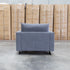 The Melbourne Deep Seat Feather & Foam Armchair - Obsidian