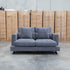 Melbourne Deep Seat Feather & Foam Two Seat Sofa - Obsidian