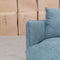 The Mesa Feather & Foam Round Swivel Daybed - Aqua available to purchase from Warehouse Furniture Clearance at our next sale event.