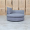 The Mesa Feather & Foam Round Swivel Daybed - Grey available to purchase from Warehouse Furniture Clearance at our next sale event.