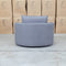 The Mesa Feather & Foam Round Swivel Daybed - Grey available to purchase from Warehouse Furniture Clearance at our next sale event.