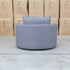 The Mesa Feather & Foam Round Swivel Daybed - Grey