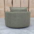 The Mesa Feather & Foam Round Swivel Daybed - Olive
