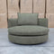 The Mesa Feather & Foam Round Swivel Daybed - Olive available to purchase from Warehouse Furniture Clearance at our next sale event.