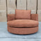 The Mesa Feather & Foam Round Swivel Daybed - Rust available to purchase from Warehouse Furniture Clearance at our next sale event.