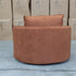 The Mesa Feather & Foam Round Swivel Daybed - Rust