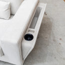 The Midtown Deep Seat Corner Lounge with Ottoman - Oat available to purchase from Warehouse Furniture Clearance at our next sale event.