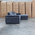 The Midtown Deep Seat RHF Chaise Lounge - Leeds Carbon