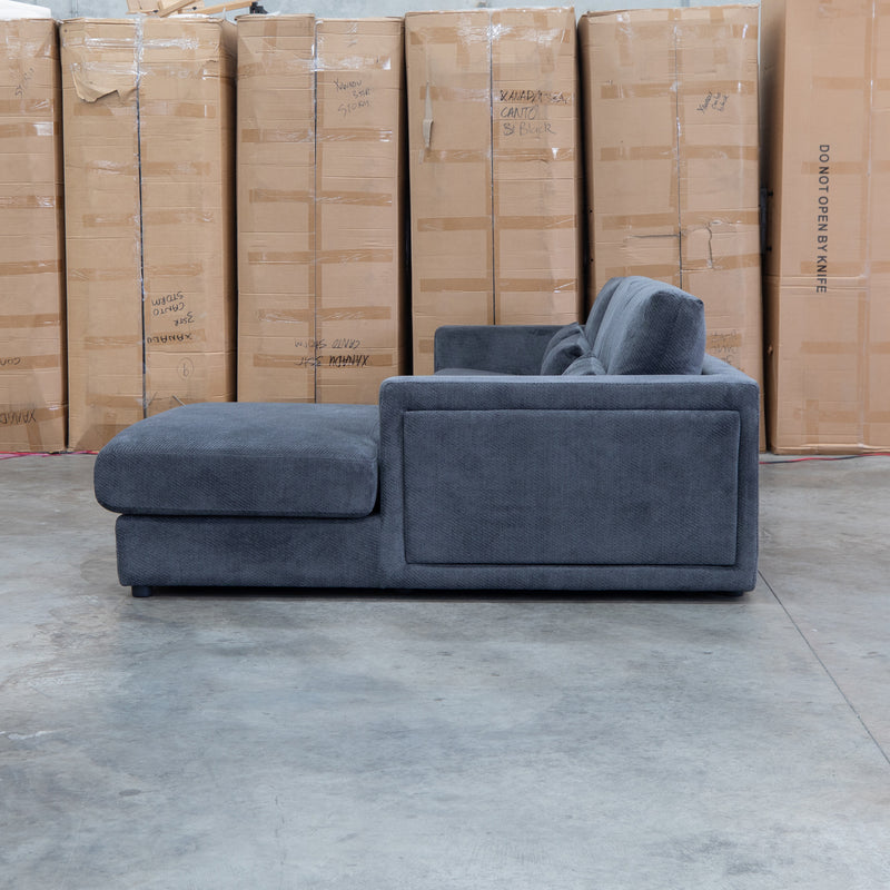 The Midtown Deep Seat RHF Chaise Lounge - Leeds Carbon
