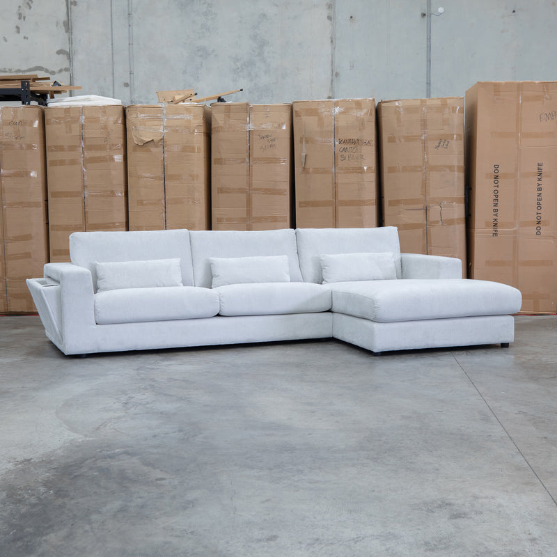 The Midtown Deep Seat RHF Chaise Lounge - Leeds Oat