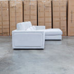 The Midtown Deep Seat RHF Chaise Lounge - Leeds Oat available to purchase from Warehouse Furniture Clearance at our next sale event.