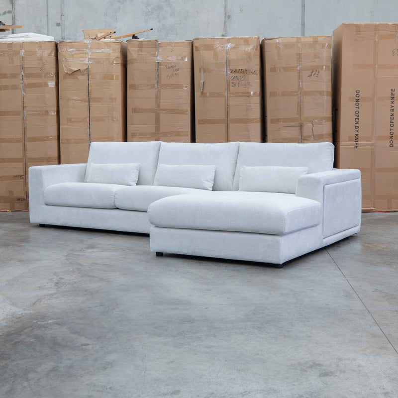The Midtown Deep Seat RHF Chaise Lounge - Leeds Oat
