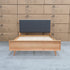 The Brooklyn Messmate Hardwood & Fabric King Bed