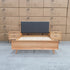 The Brooklyn Messmate Hardwood & Fabric King Bed
