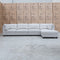 The Malta Modular Corner Lounge with Ottoman - Oat available to purchase from Warehouse Furniture Clearance at our next sale event.