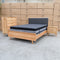 The Brooklyn Messmate Hardwood & Fabric King Bed available to purchase from Warehouse Furniture Clearance at our next sale event.