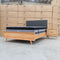 The Brooklyn Messmate Hardwood & Fabric King Bed available to purchase from Warehouse Furniture Clearance at our next sale event.