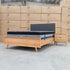 The Brooklyn Messmate Hardwood & Fabric King Bed