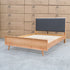 The Brooklyn Messmate Hardwood & Fabric King Bed