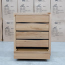 The Dallas Messmate Four Drawer Tallboy available to purchase from Warehouse Furniture Clearance at our next sale event.