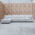 The Malta Modular Corner Lounge with Ottoman - Oat