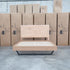The Monaco Live Edge Messmate Timber Queen Floating Bedframe