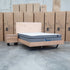 The Monaco Live Edge Messmate Timber Queen Floating Bedframe