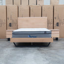 Monaco Live Edge Messmate Timber Queen Floating Bedframe - Warehouse Furniture Clearance