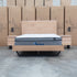 The Monaco Live Edge Messmate Timber Queen Floating Bedframe